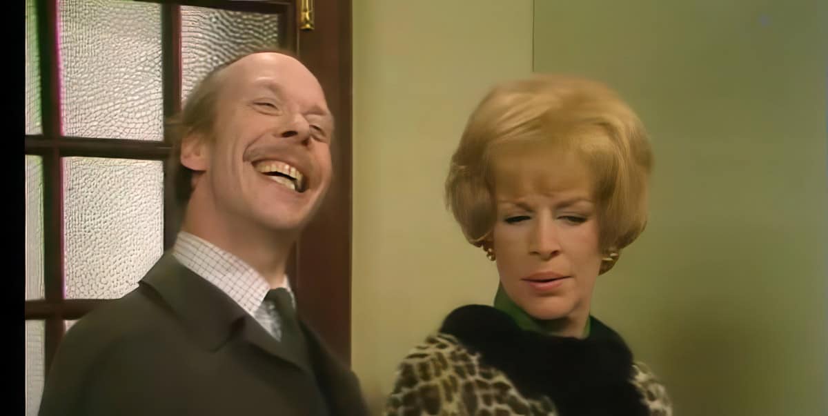 Brian Murphy and r Yootha Joyce in George and Mildred