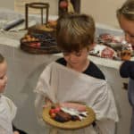 Children Creating a feast at Newport Roman Villa