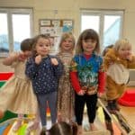 Gurnard toddlers taking part in MUFTI for Arlo