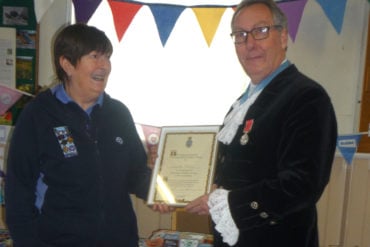 Linda Stone with Graham Biss BEM JP (IW High Sheriff)