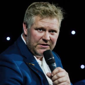 Matthew Hoggard at the Old Rutlishians Centenary Dinner