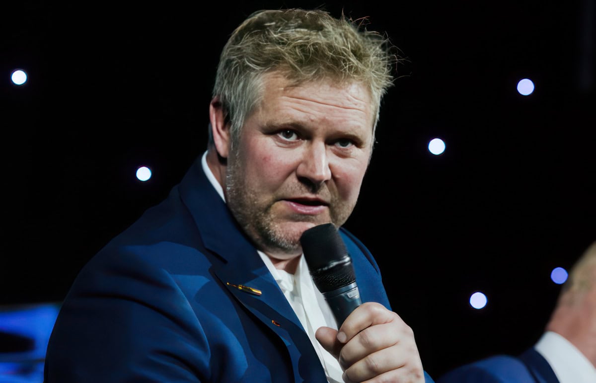 Matthew Hoggard at the Old Rutlishians Centenary Dinner