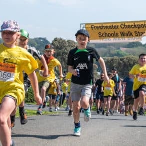 Children on the schools walk