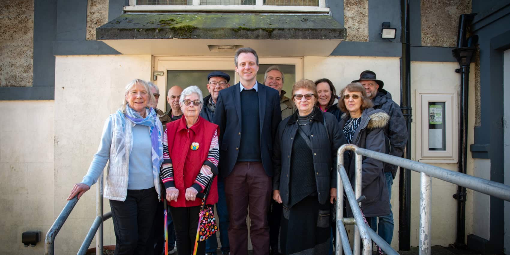 Campaigners against the closure of Brading CE Primary School met with Cllr Joe Robertson MP