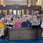 Audience at the church concert