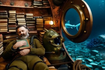 Paul Armfield sleeping in a submarine - Paradox Paul