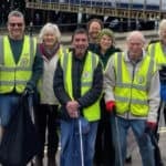 Sandown Bay and Green Town Volunteers at previous litter pick by Ben Holbrook