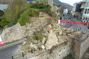 Ventnor Rock Fall 8th March 2025