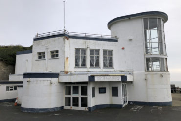 Derelict Ventnor Winter Gardens building