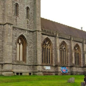 The outside of all saints church, ryde