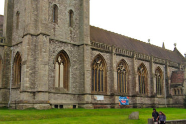 The outside of all saints church, ryde