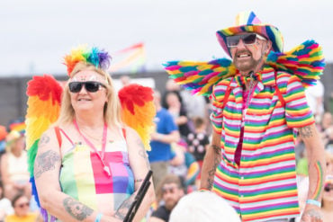 audience members at IW pride - IW pride Facebook