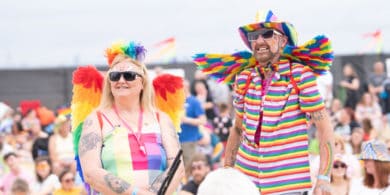 audience members at IW pride - IW pride Facebook