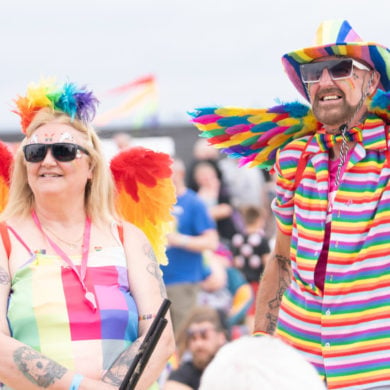 audience members at IW pride - IW pride Facebook