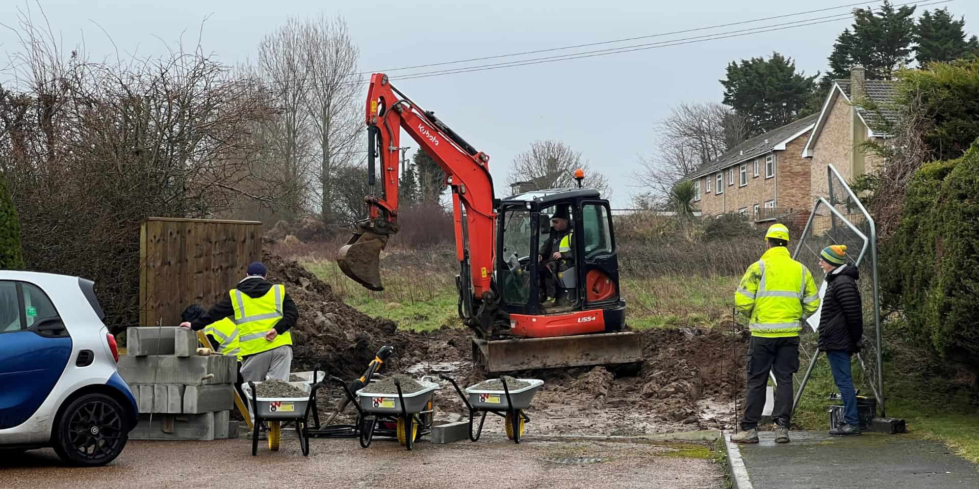 birch close development underway