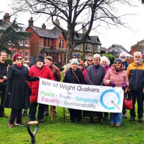 quaker oaks being planted