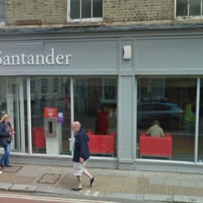 santander newport - google maps 2024