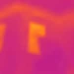 thermal imaging of house in winter