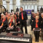 The Phoenix Choir at April 2025 Newport MInster concert