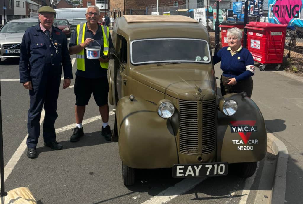 “Tilly,” a 1940s tea car, complete with its own ARP Warden