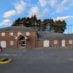 Hunnycross Red Cross site with car park in front