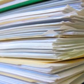 piles of paperwork