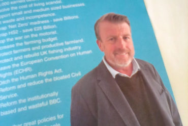 Reform candidate David McLean's leaflet