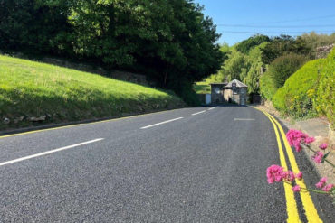 New surface dressing on Lynch Lane