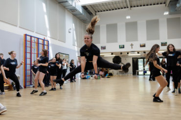 Theatretrain pupils in rehearsals