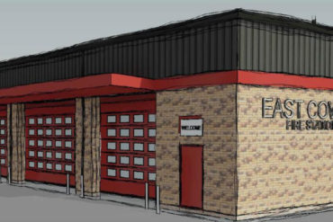 artist's impression of east cowes fire station