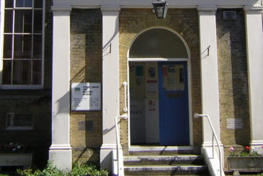 Outside Cowes Library