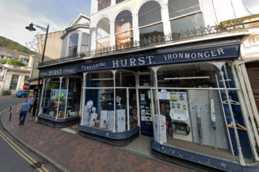 The outside of hursts in ventnor