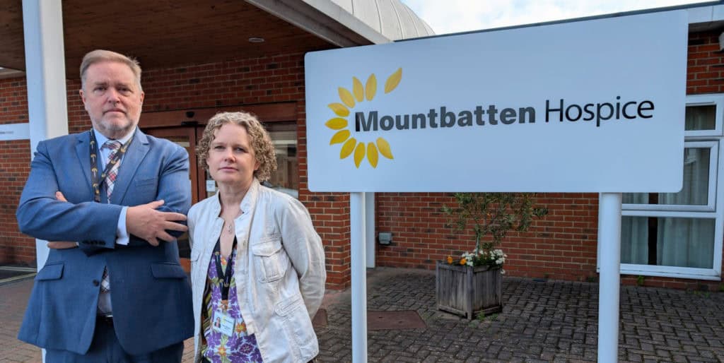 Nigel Hartley and Becky McGregor