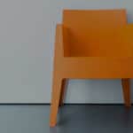 orange chair