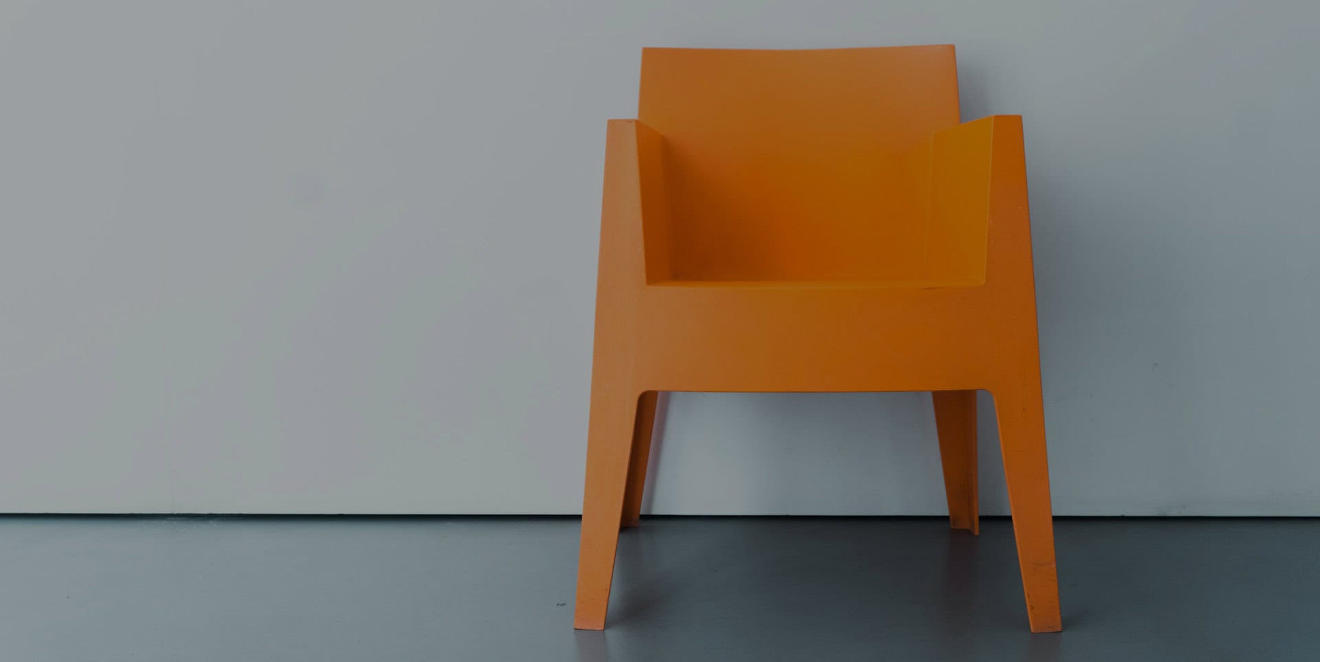 orange chair