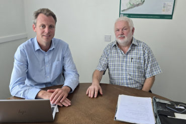 MP Joe Robertson and Peter Shreeve, NEU