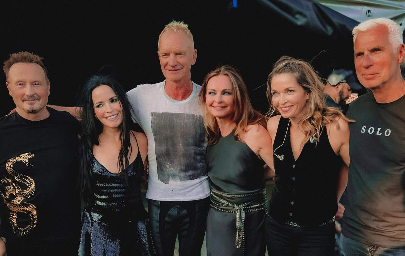 The Corrs with Sting and John Giddings