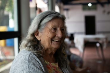 smiling older woman