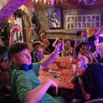 Teenagers playing card games at the Creative Hub Ryde