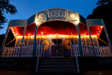 Boscoe Theatre at night