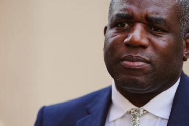 David Lammy from the - Foreign Office dressed in a suit and tie