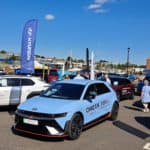 Electric cars at Going Electric event at Newport Quay in 2024