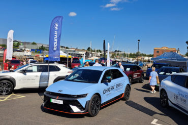 Electric cars at Going Electric event at Newport Quay in 2024