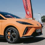 Electric cars at Going Electric event at Newport Quay in 2024
