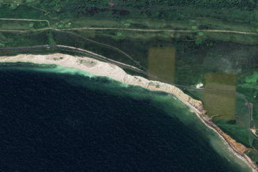 Military road from the air - Google Maps