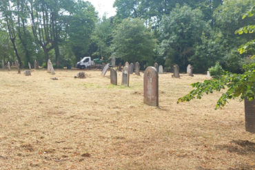 Old Kingston Cemetery after the grass was cut