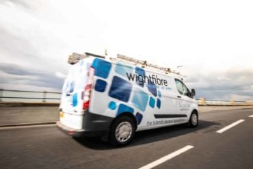 WightFibre van on the move