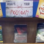 cook books on a shelf