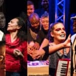 montage of stage performances by stonecrabs theatre