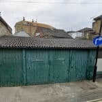 Google maps photo of the garages as they are now